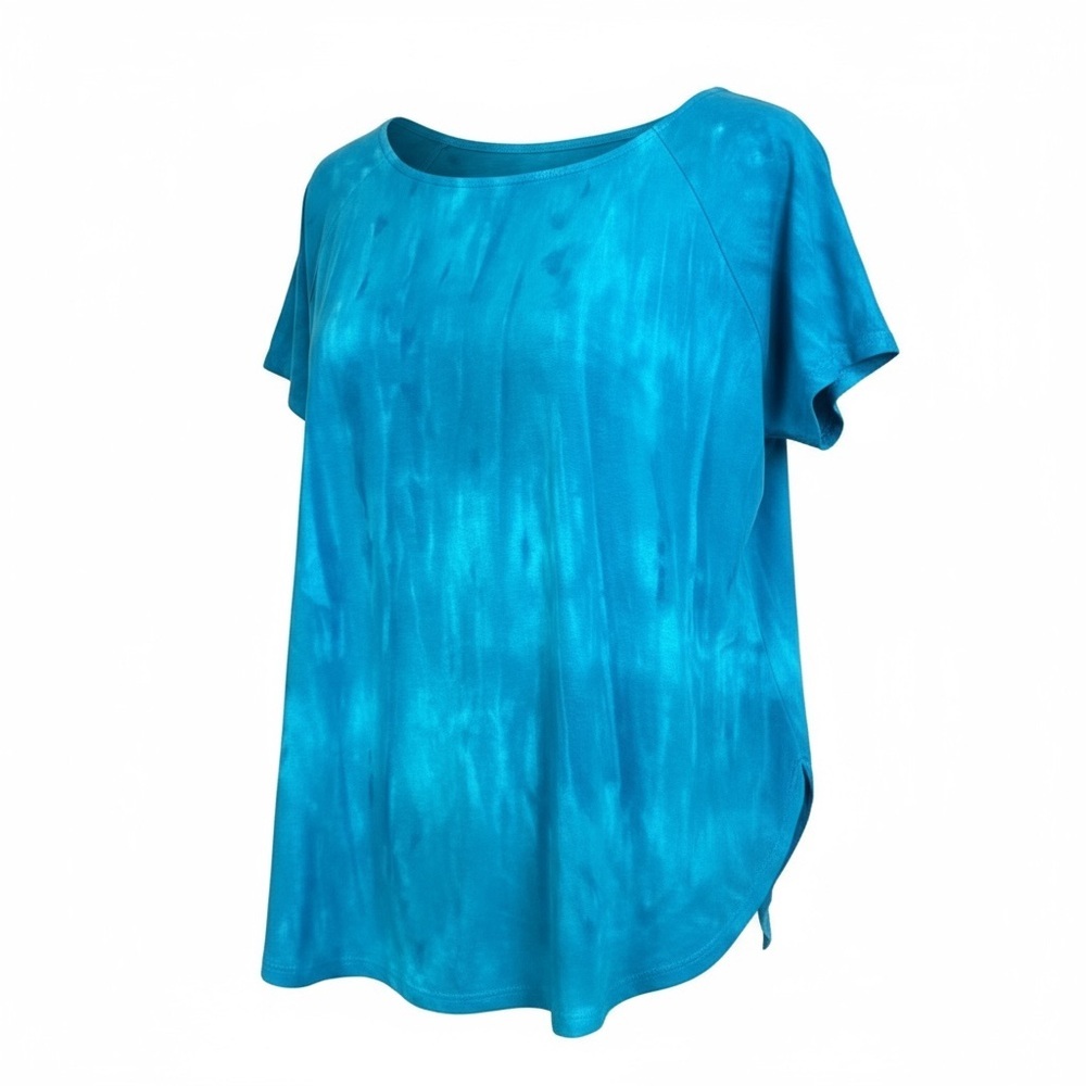 TORRID - NWT -‎ SIZE 2X / 18-20 - BLUE TIE DIED - CALLIE HAVE FUN - OFF SHOULDER - Picture 3 of 13
